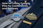 How to Create Custom Pins for Conferences and Retreats | Bella Forge