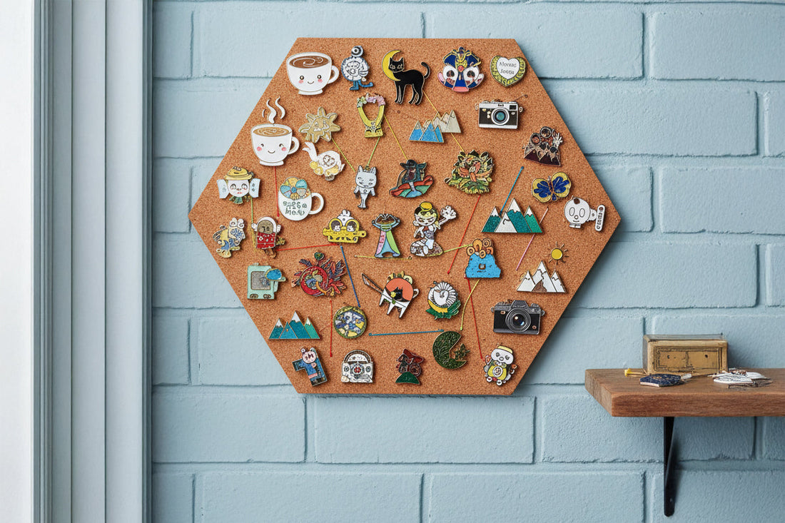 18 Creative Ways to Display Your Enamel Pin Collection | Bella Forge