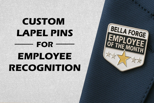 How Can You Use Custom Lapel Pins for Employee Recognition? (Examples & Tips) | Bella Forge
