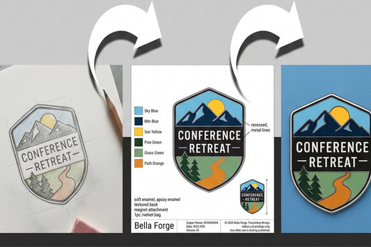 How to order custom lapel pins | Bella Forge