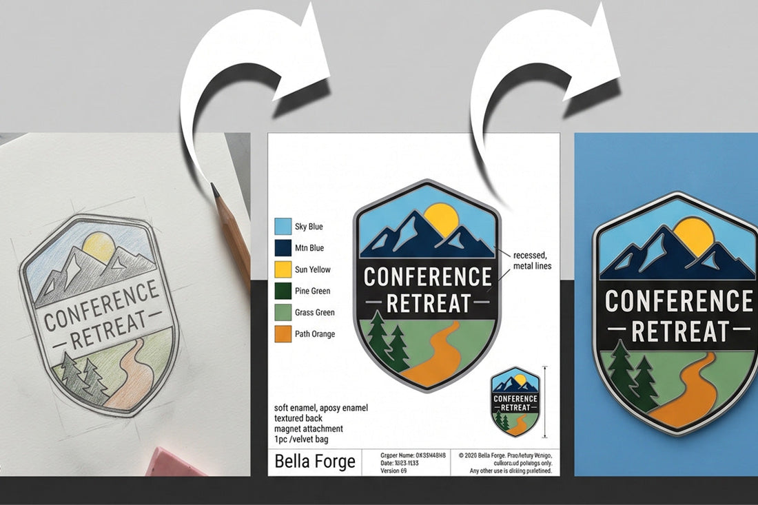 How to order custom lapel pins | Bella Forge