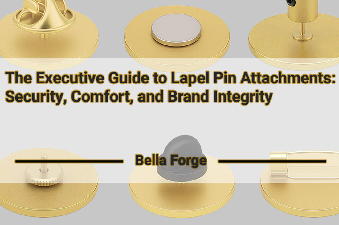 The Executive Guide to Lapel Pin Attachments: Security, Comfort, and Brand Integrity | Bella Forge