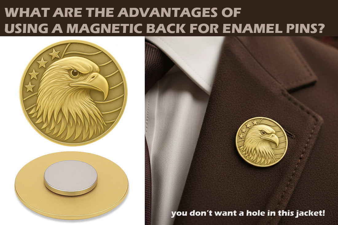 What Are the Advantages of Using a Magnetic Back for Enamel Pins? | Bella Forge