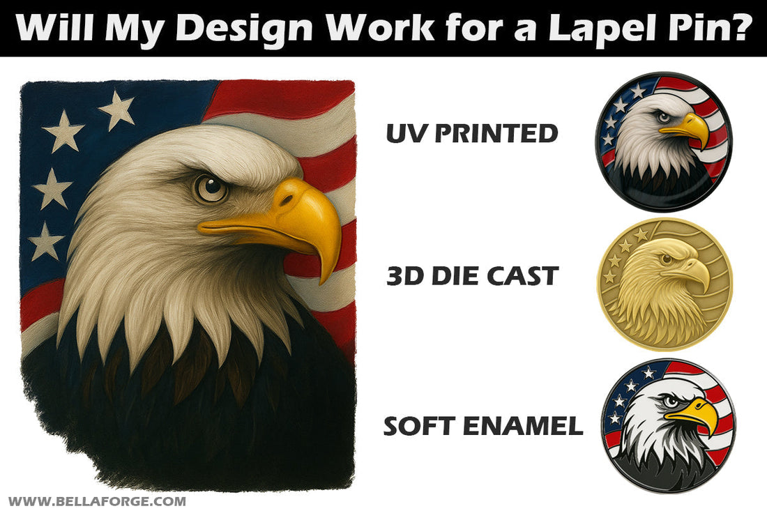 Will My Design Work for a Lapel Pin? | Bella Forge