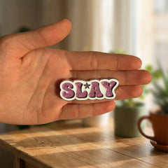 SLAY Enamel Cheer Pin
